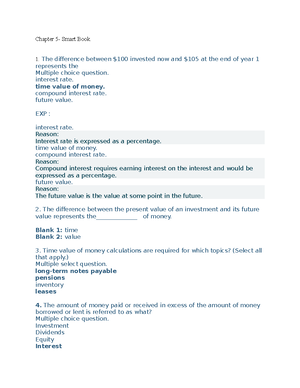 Chapter 1 - Smart Book - Chapter 1. Smart Book 1 Accounting Is Chiefly ...