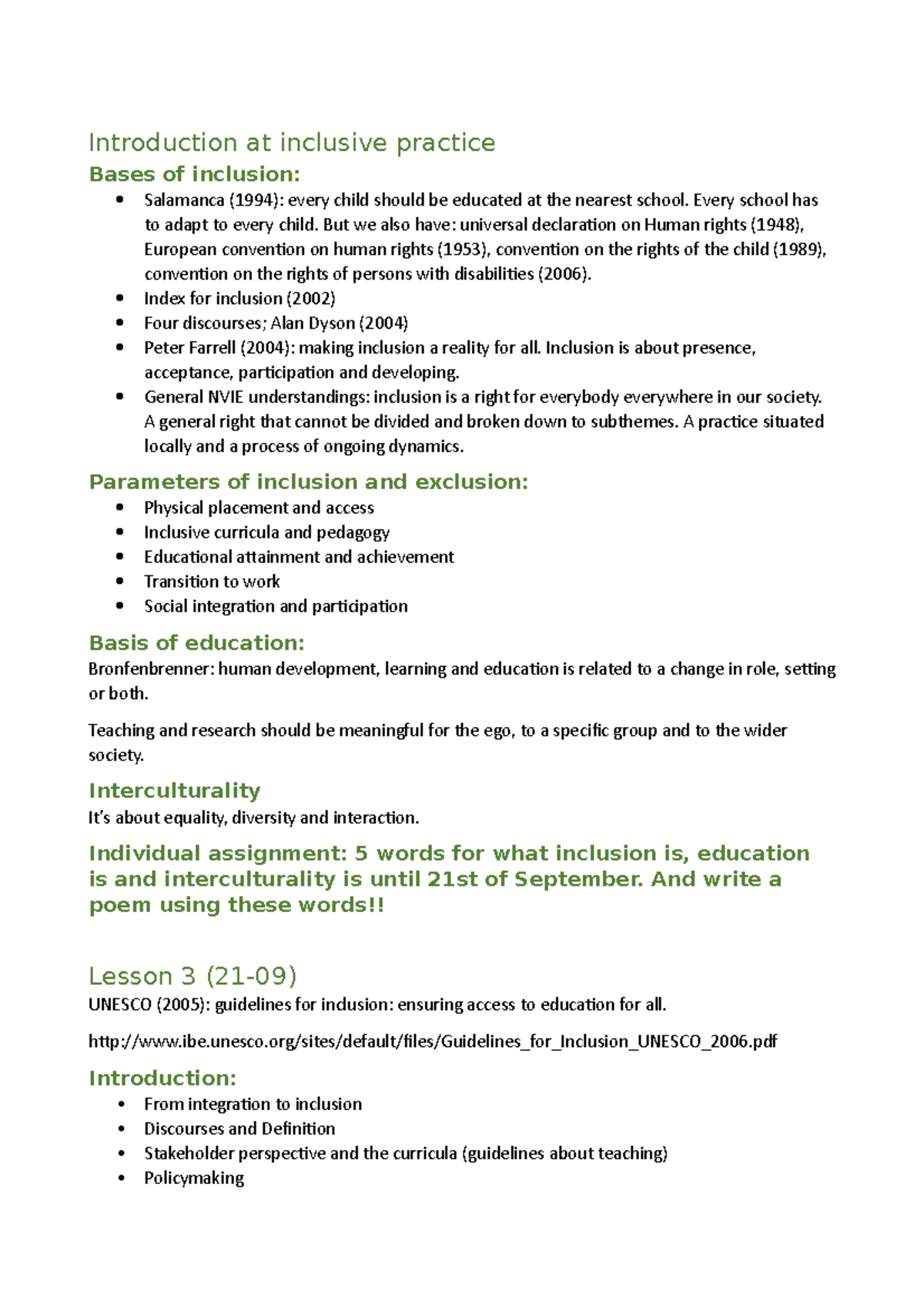 Inclusive practice christian - Introduction at inclusive practice Bases ...