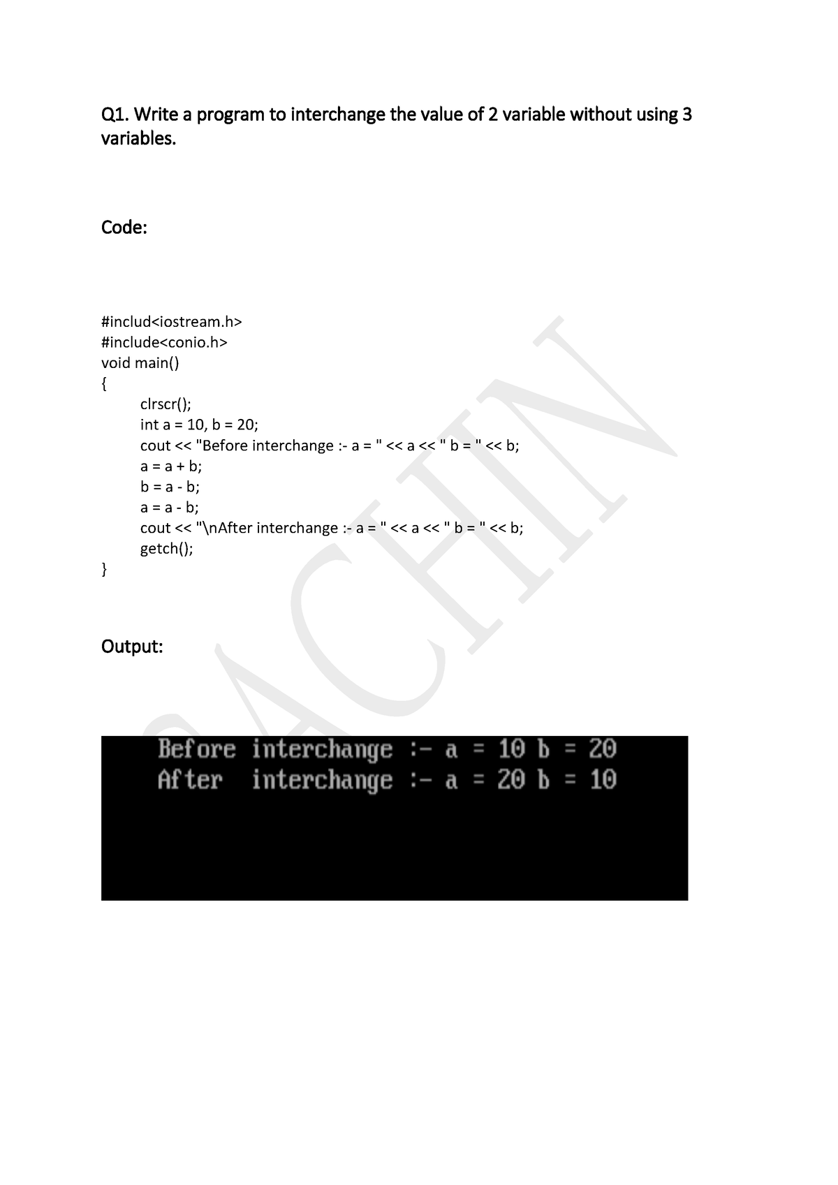 c-program-to-swap-two-numbers-using-pointer