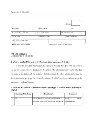Lipids Post-Lab Activity - Experiment 4: EXTRACTION AND PROPERTIES OF ...