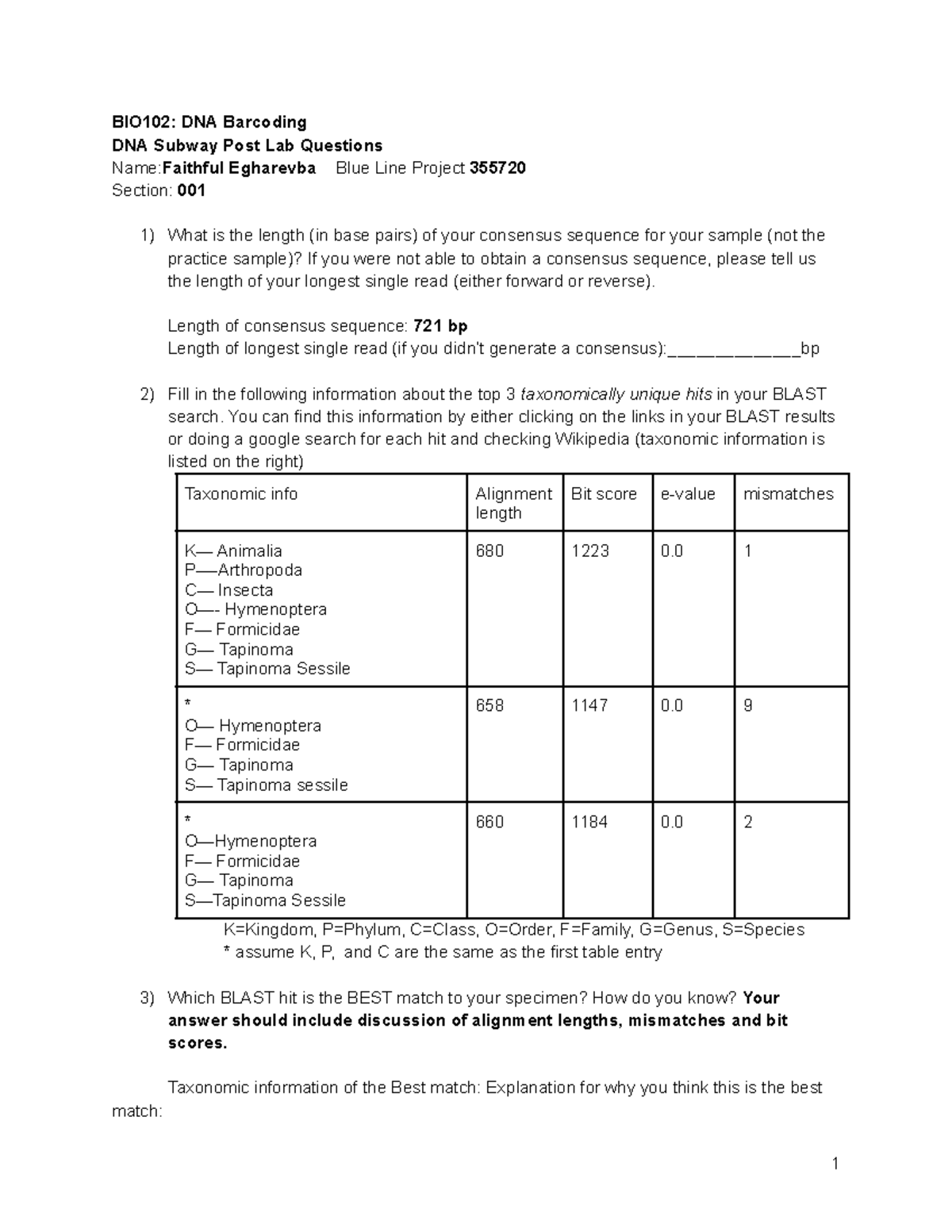 DNA+Barcoding+-+Subway+Post Lab+%284%29 - BIO102: DNA Barcoding DNA ...