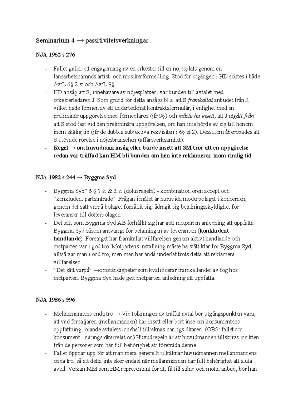 Seminarium 4 → Passitivitetsverkningar - Google Dokument - Seminarium 4 ...