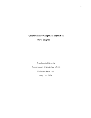 RUA- Pathophysiological Processes Paper - RUA: Pathophysiological ...