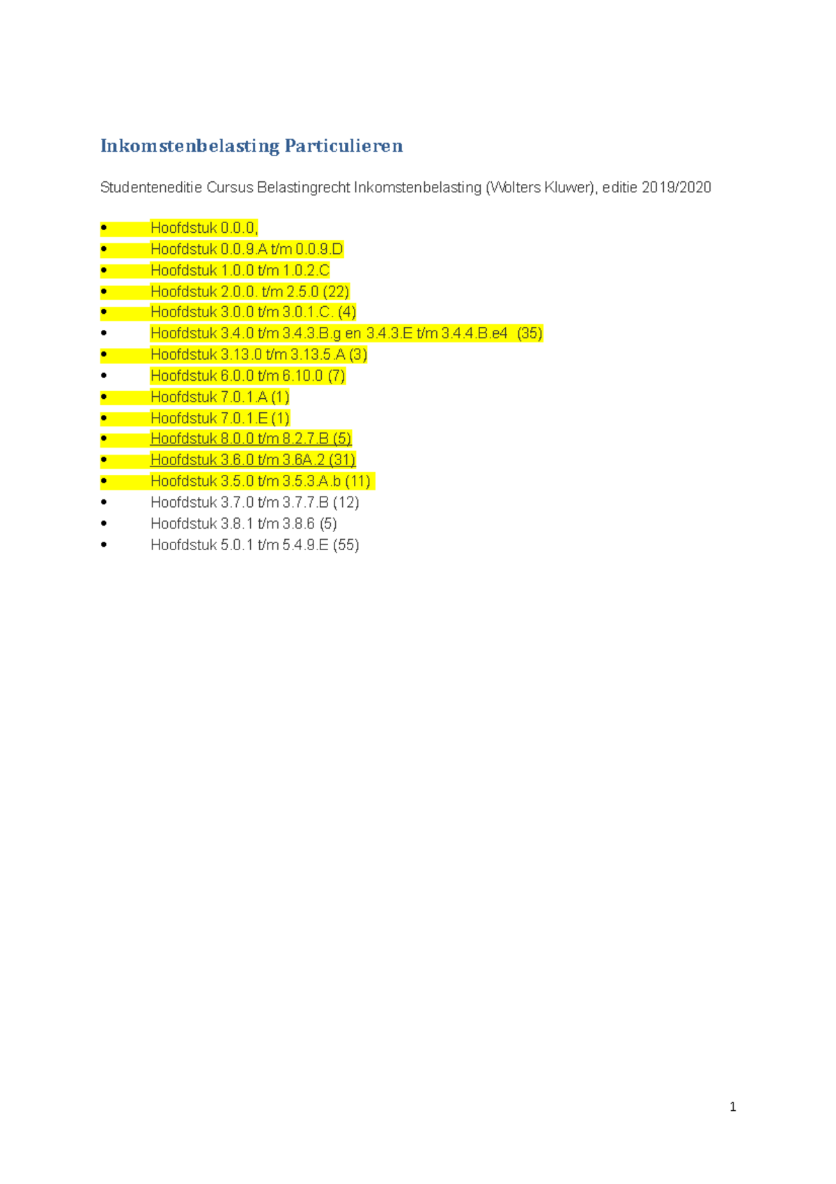 Inkomstenbelasting Particulieren IBP - Inkomstenbelasting Particulieren ...