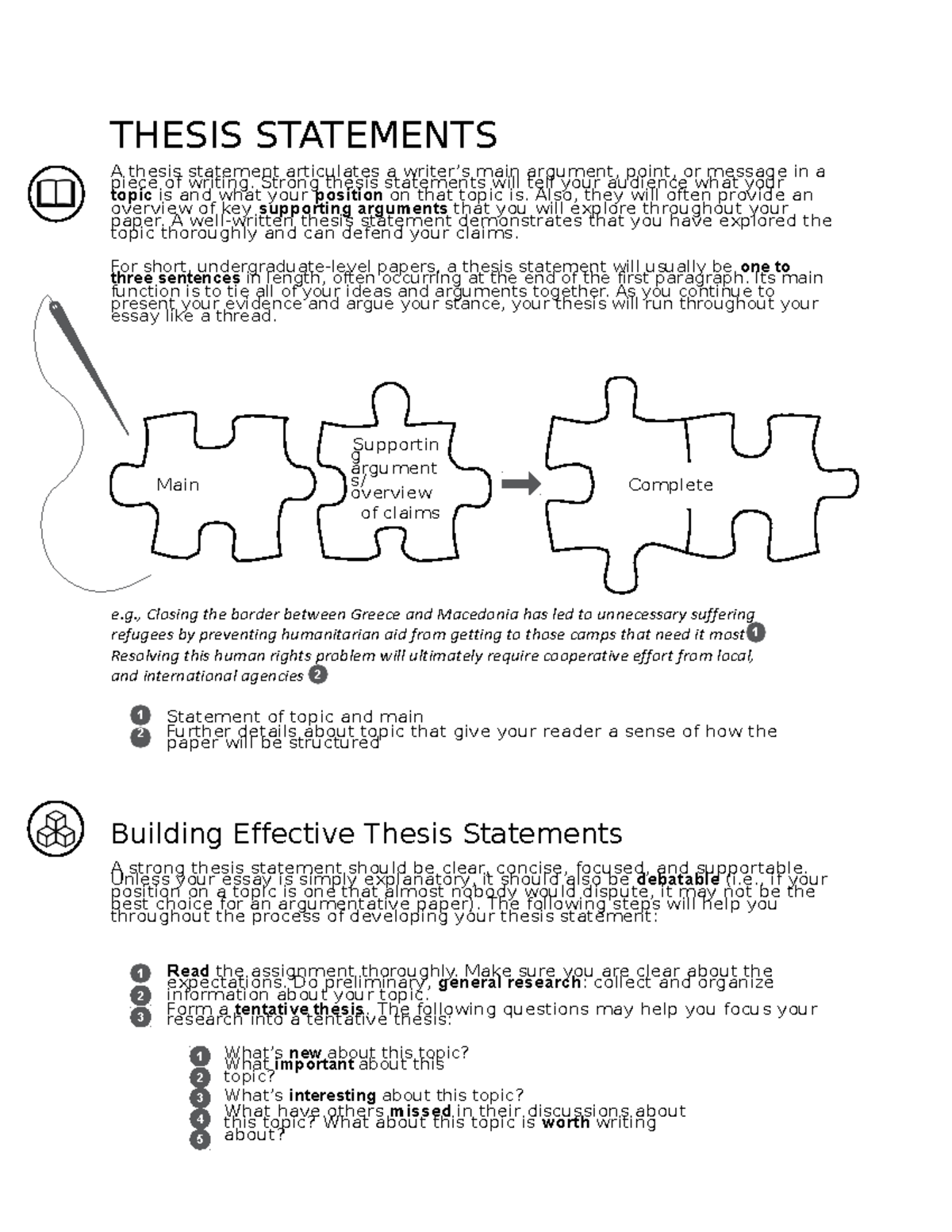 Thesis-statement-template-13 (Auto Recovered) - THESIS STATEMENTS A ...