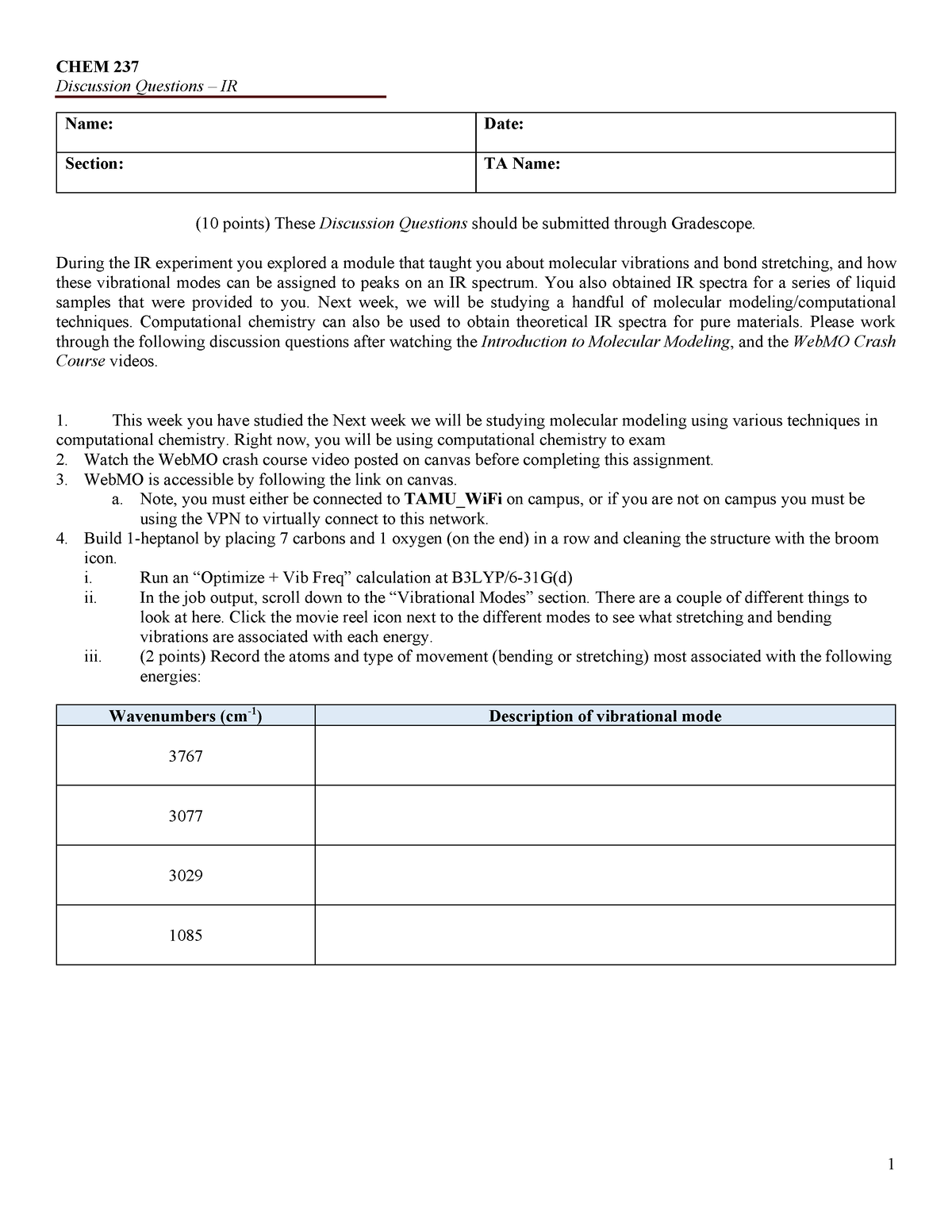 IR discussion questions v2 - Discussion Questions – IR 1 Name: Date ...