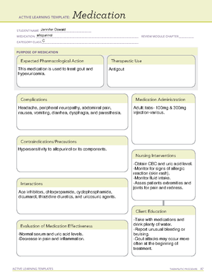 ATI - Filgrastim - ATI active learning template - ACTIVE LEARNING ...