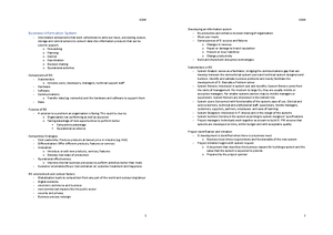 Information System Development Methodologies (Notes) - Week 2 ...