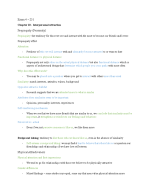 Chapter 11 - 251 - Chapter 11 – Psych 251 Prosocial behavior: Why do we ...