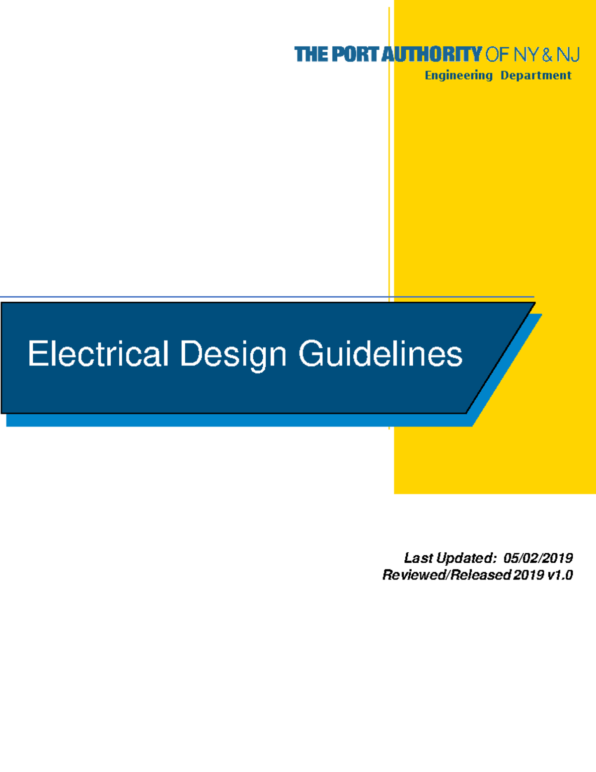 Electrical Guidelines - Last Updated: 0 5/02/ Electrical Design ...