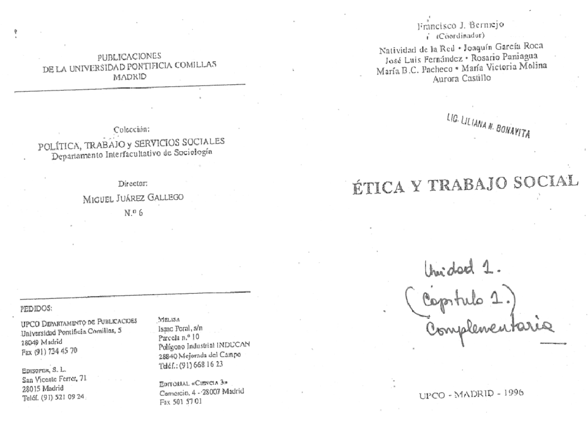 Bermejo - Etica Y Trabajo Social - Francisco J. Bermejo (Coordinador