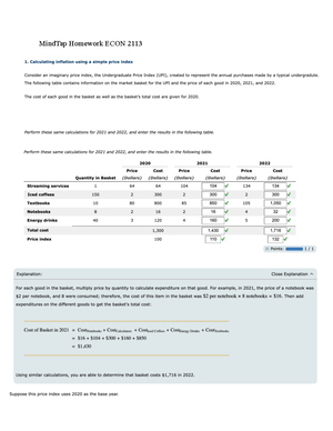 CH. 5 Test - Study guide answers - Study Guide Test #1 ECON 2133 Ch 5