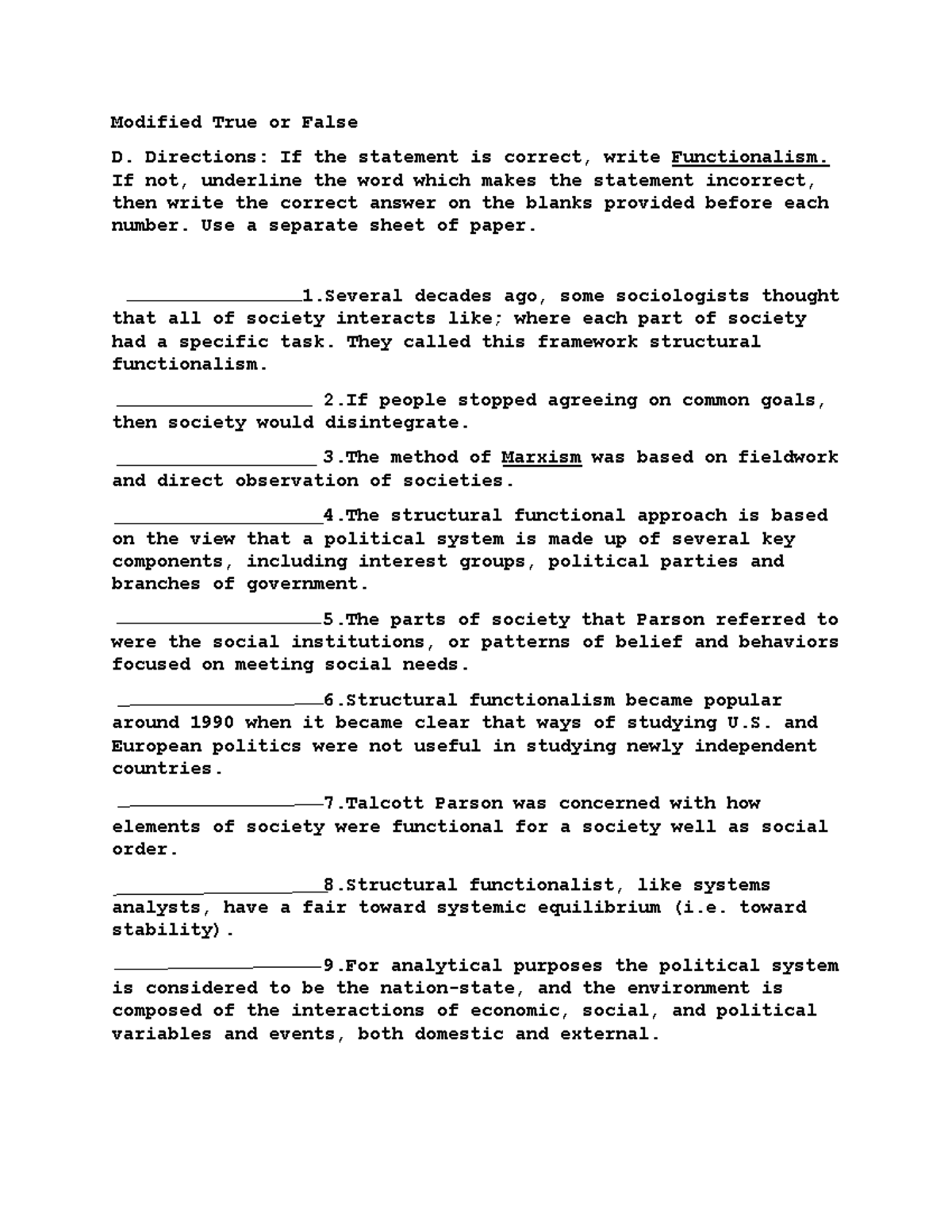 Modified True or False - thtjhgjhgvcfghfhgj,vgcfy,h - Modified True or ...