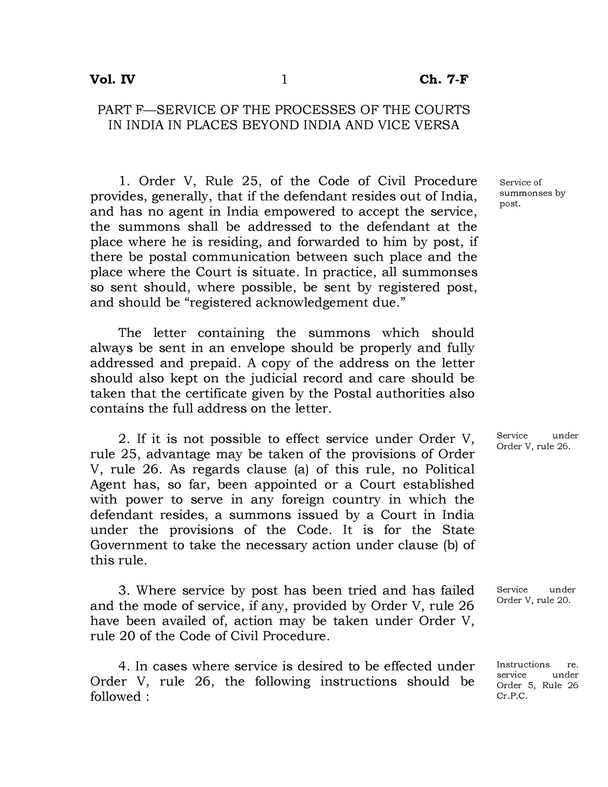 Summons To Diff Ctry PART F SERVICE OF THE PROCESSES OF THE COURTS IN   Thumb 1200 1553 