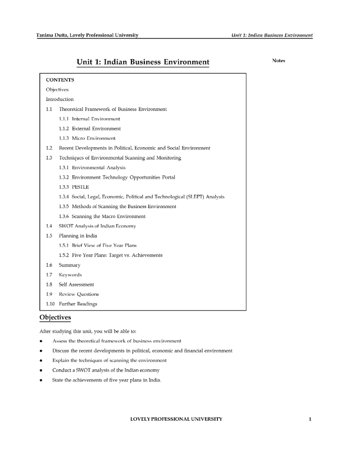 LPU Part 1 Practice materials Economics Studocu
