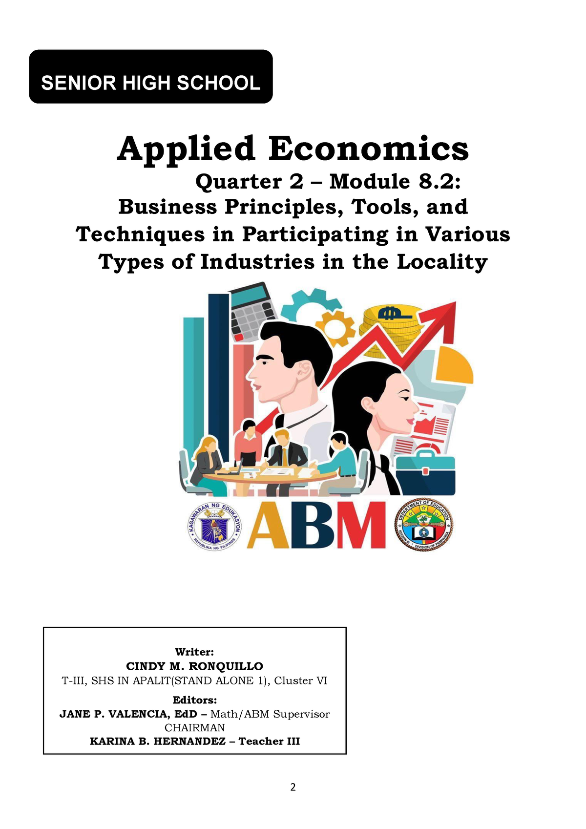 MATH11 ABM-Applied-Economics Q2 Module 8 - Applied Economics Quarter 2 ...