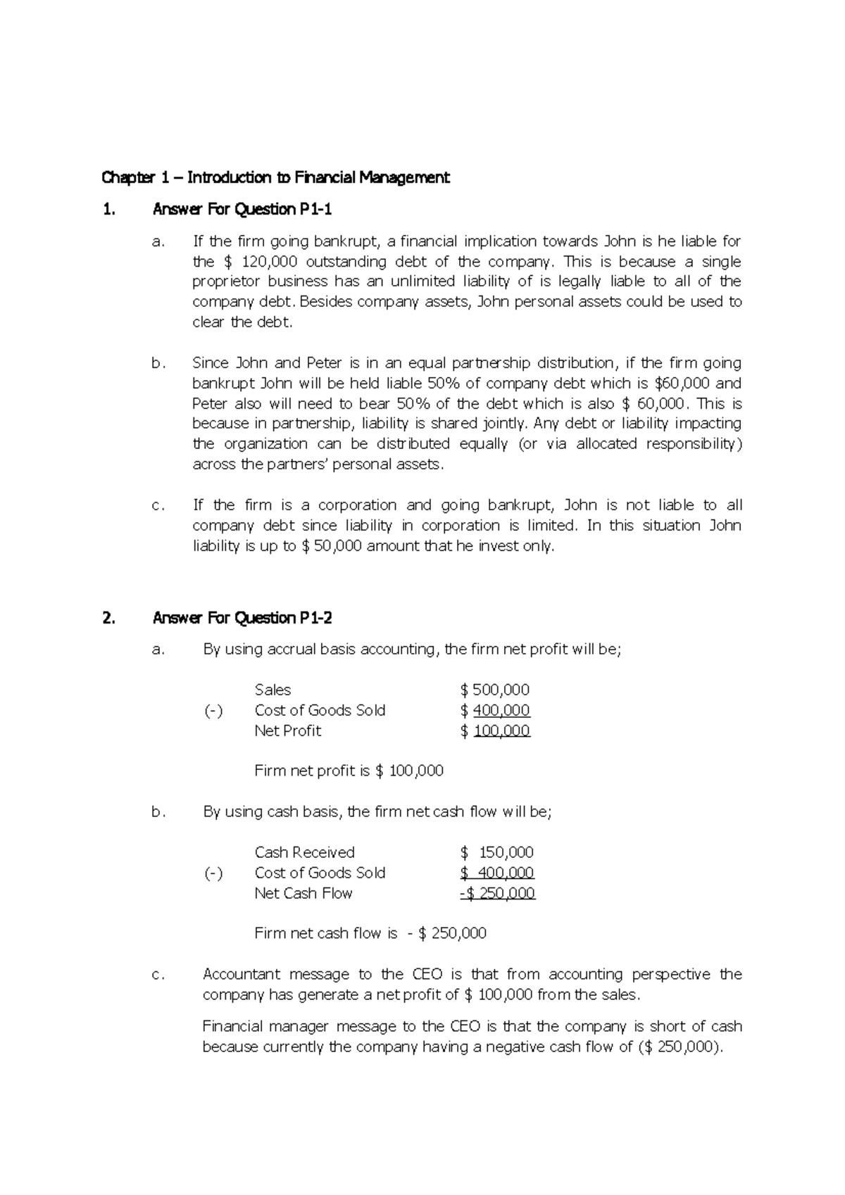 FIN 5100 Individual Assignment - Financial - OUM - Studocu