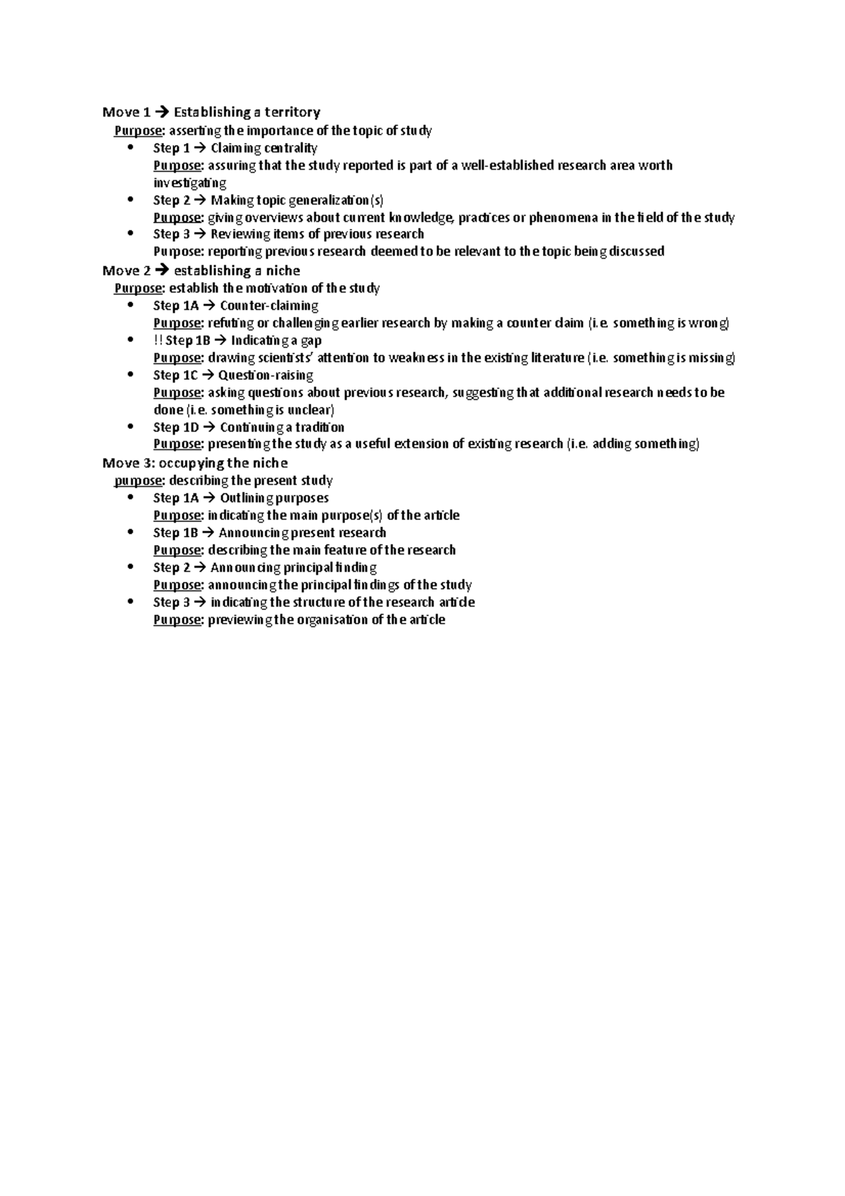 swales cars model introduction - Move 1 Establishing a territory ...