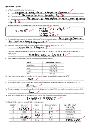PX265 2012-2013 Problem Sheet 3 - Solutions - Thermal Physics II ...