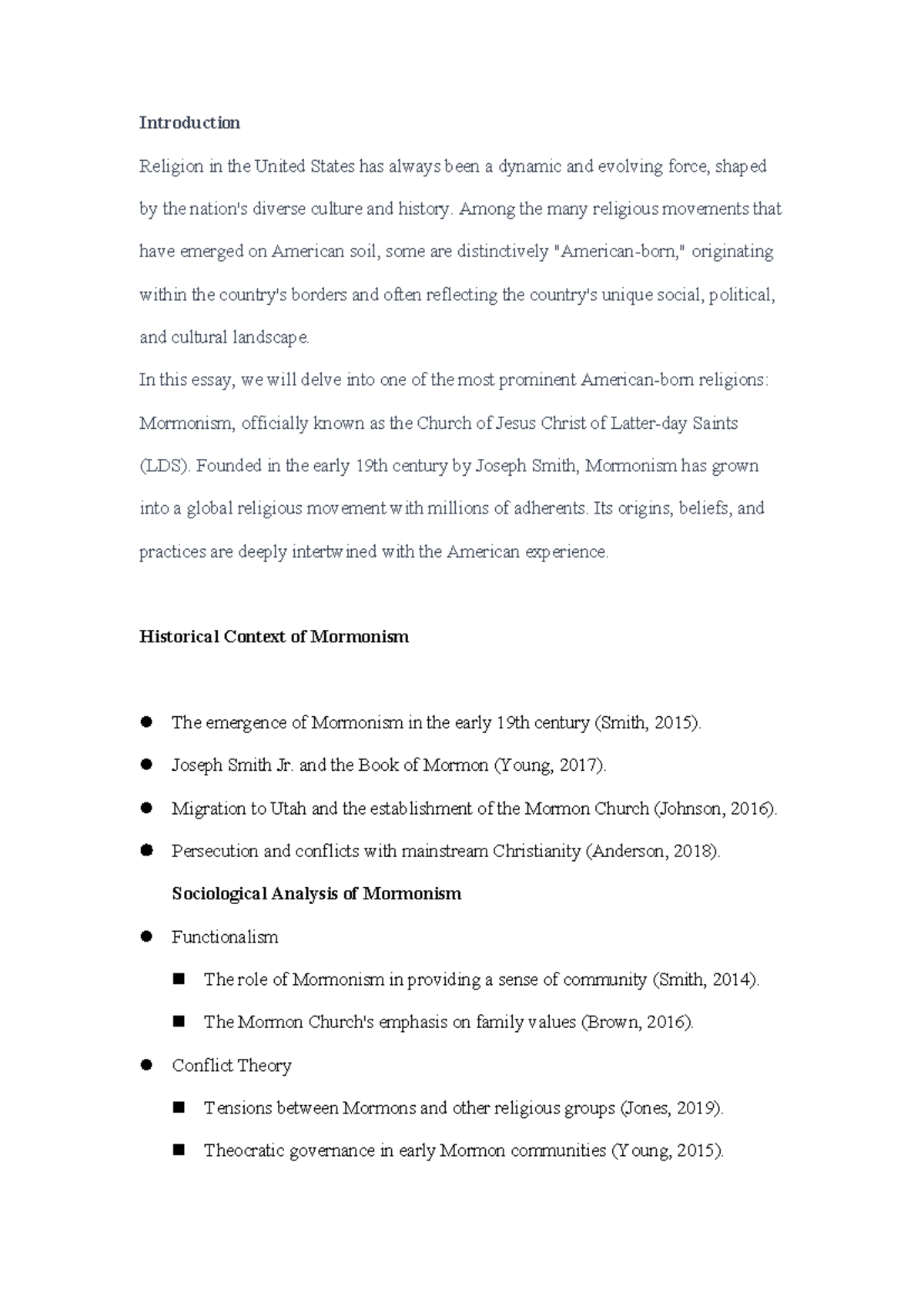 American BORN Religions - Introduction Religion in the United States ...