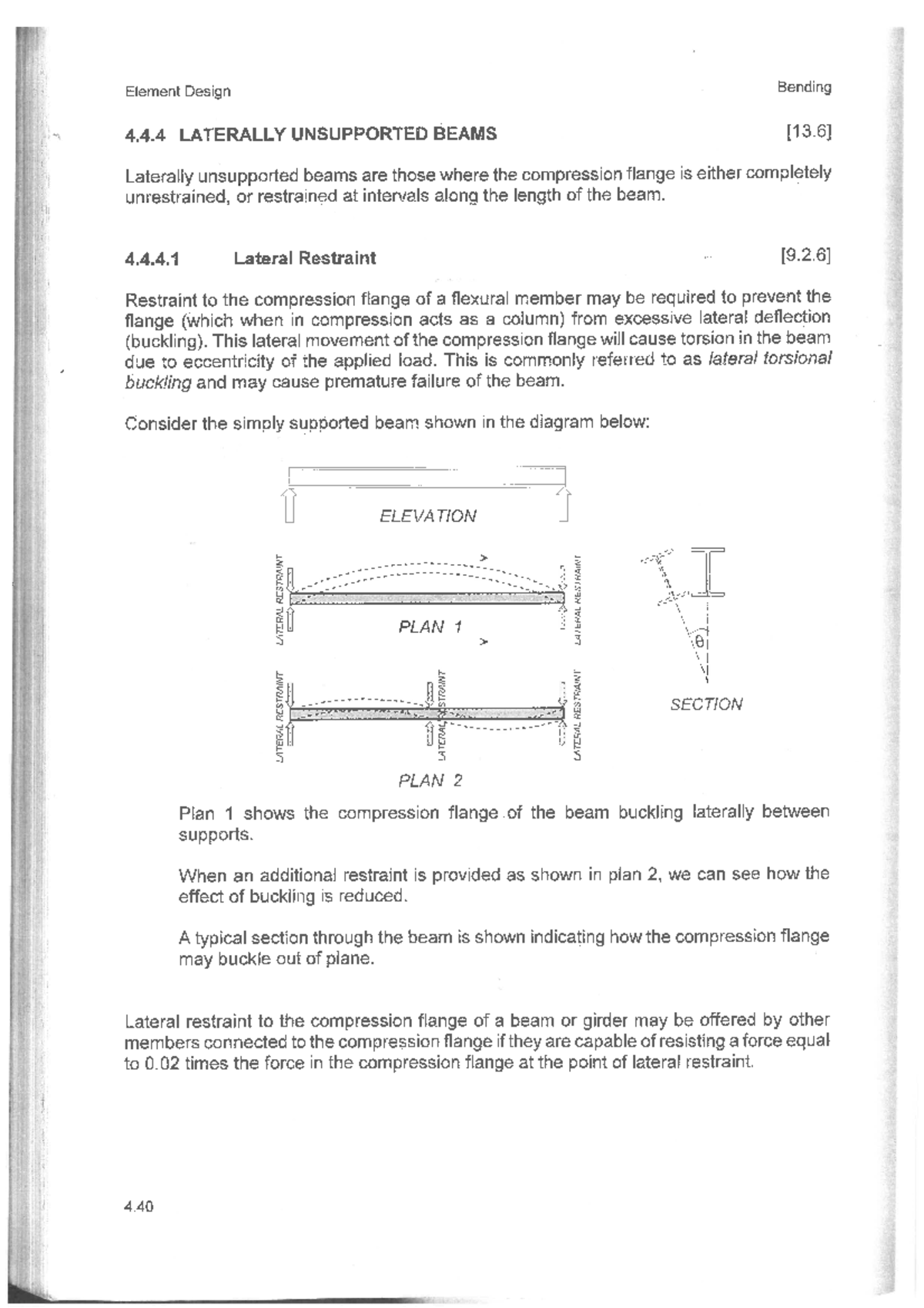 Laterally Unsupported Beams CIV3049S Studocu