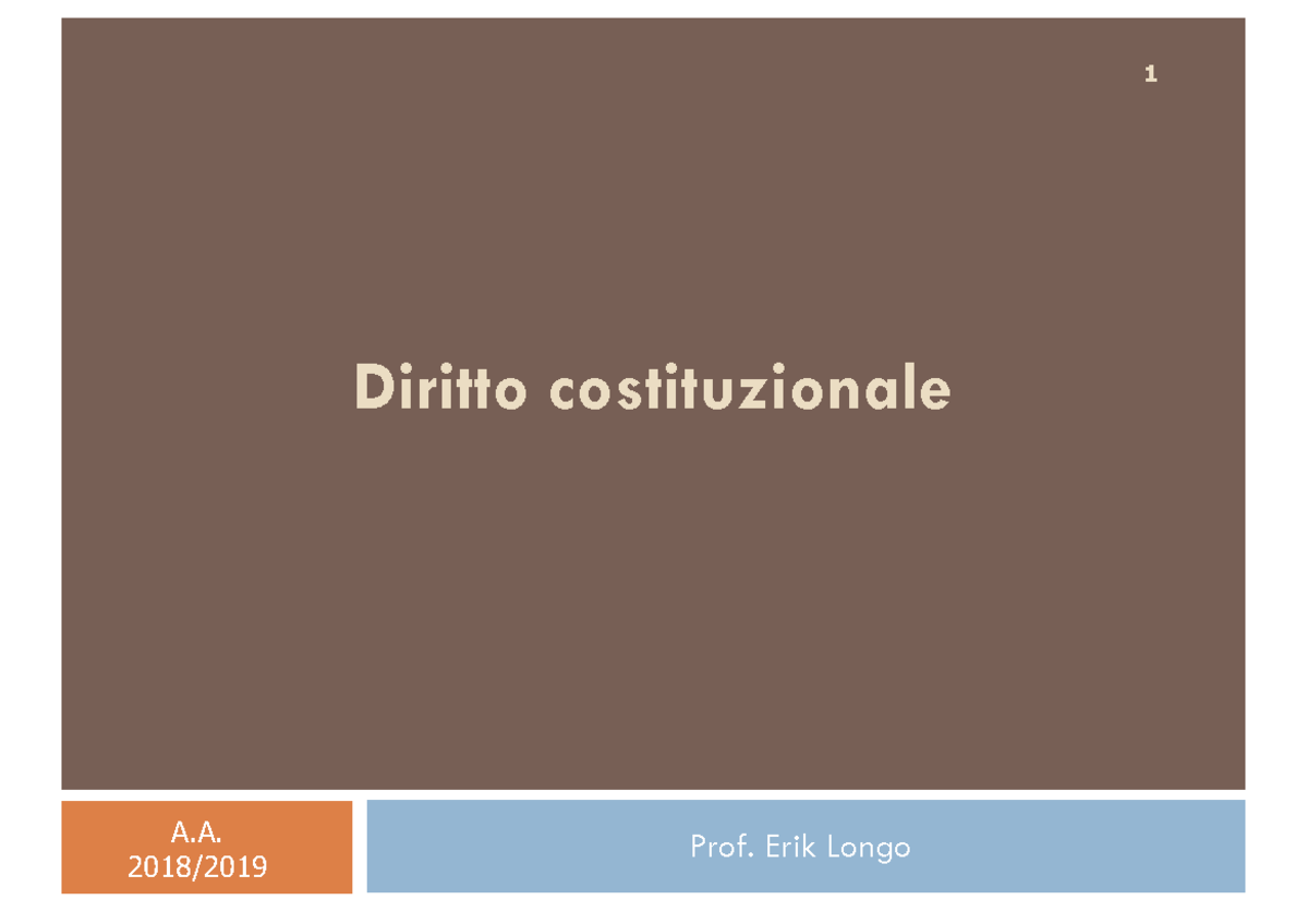 Lineamenti Di Diritto Pubblico Per I Servizi Sociali Pdf Gratis Fonti Statali 2018 - Diritto costituzionale 1 A. Prof. Erik Longo 2018