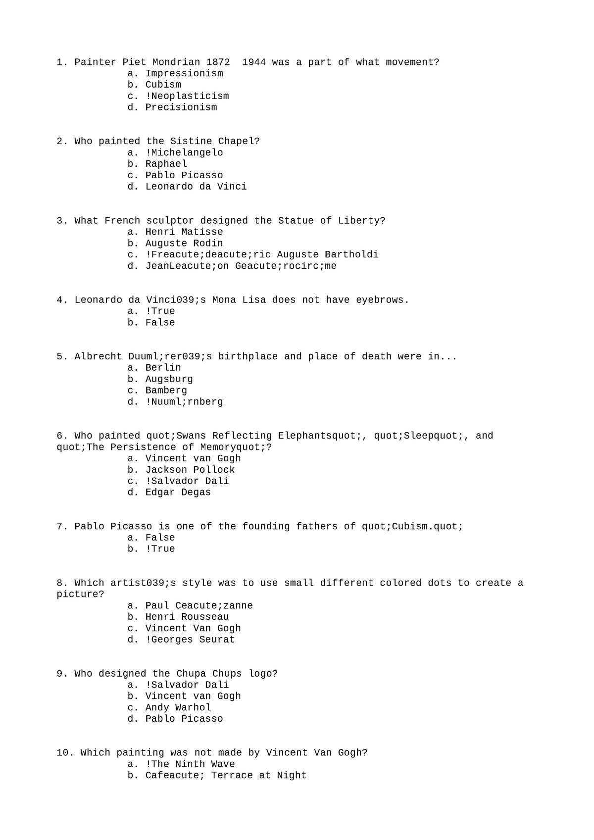 WGS154 Feminist Legal Theory Fall 2019 4 - Painter Piet Mondrian 1872 ...