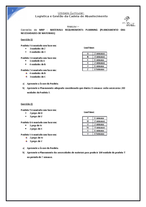 Gestão Cadeia De Abastecimentos - LogÌstica E Gest„o De Cadeia De ...