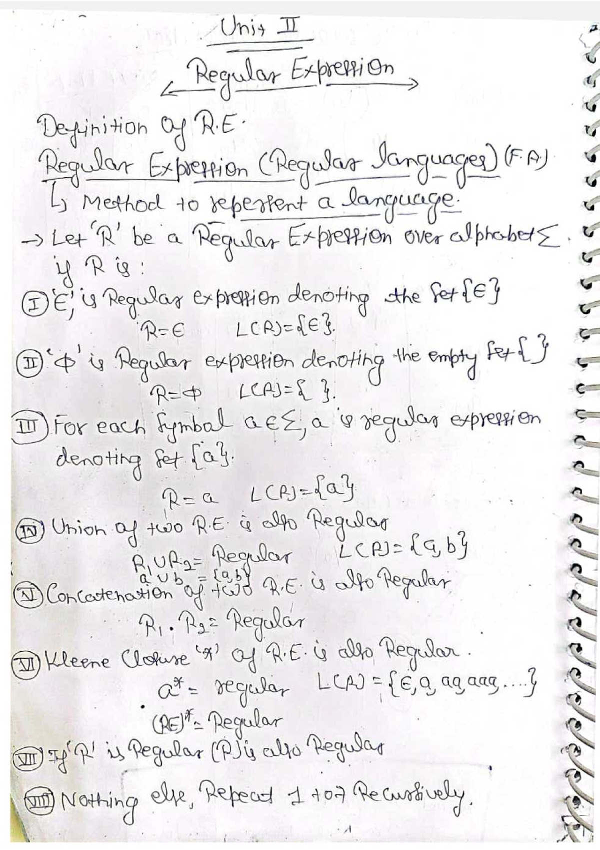 TAFL Unit-2 Notes - B.tech - Studocu