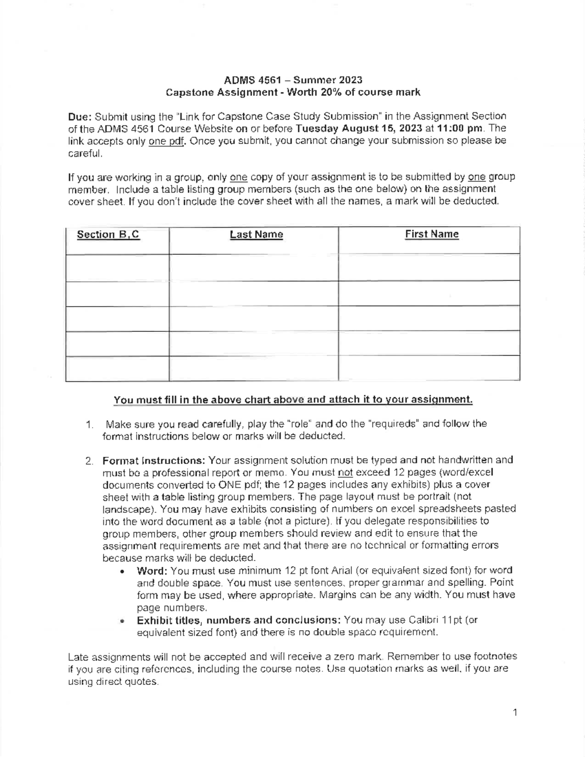 ADMS 4561 Summer 2023 Capstone Assignment Ap Adms 4561 Studocu adms-4561-summer-2023-capstone-assignment-ap-adms-4561-studocu