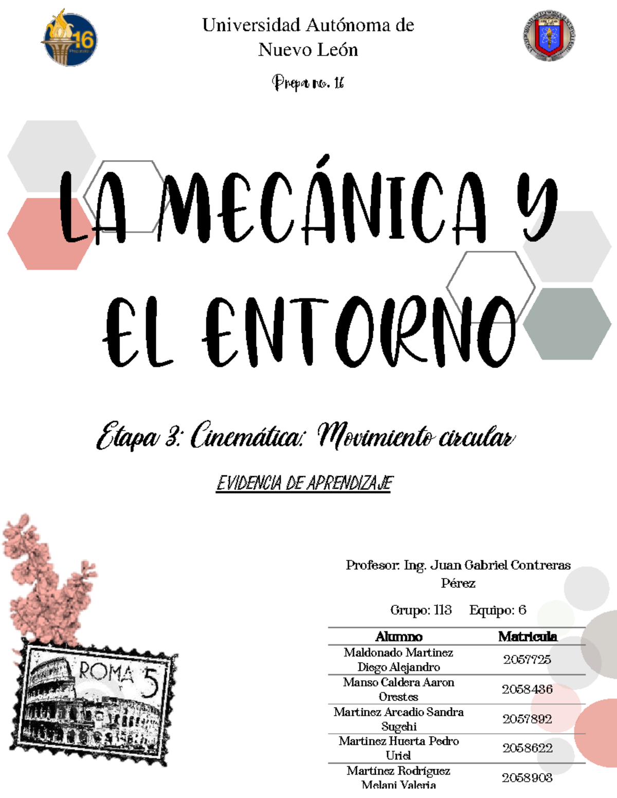Equipo 6 EV Etapa 3 LME - :3 - Universidad Autónoma de Nuevo León Prepa ...