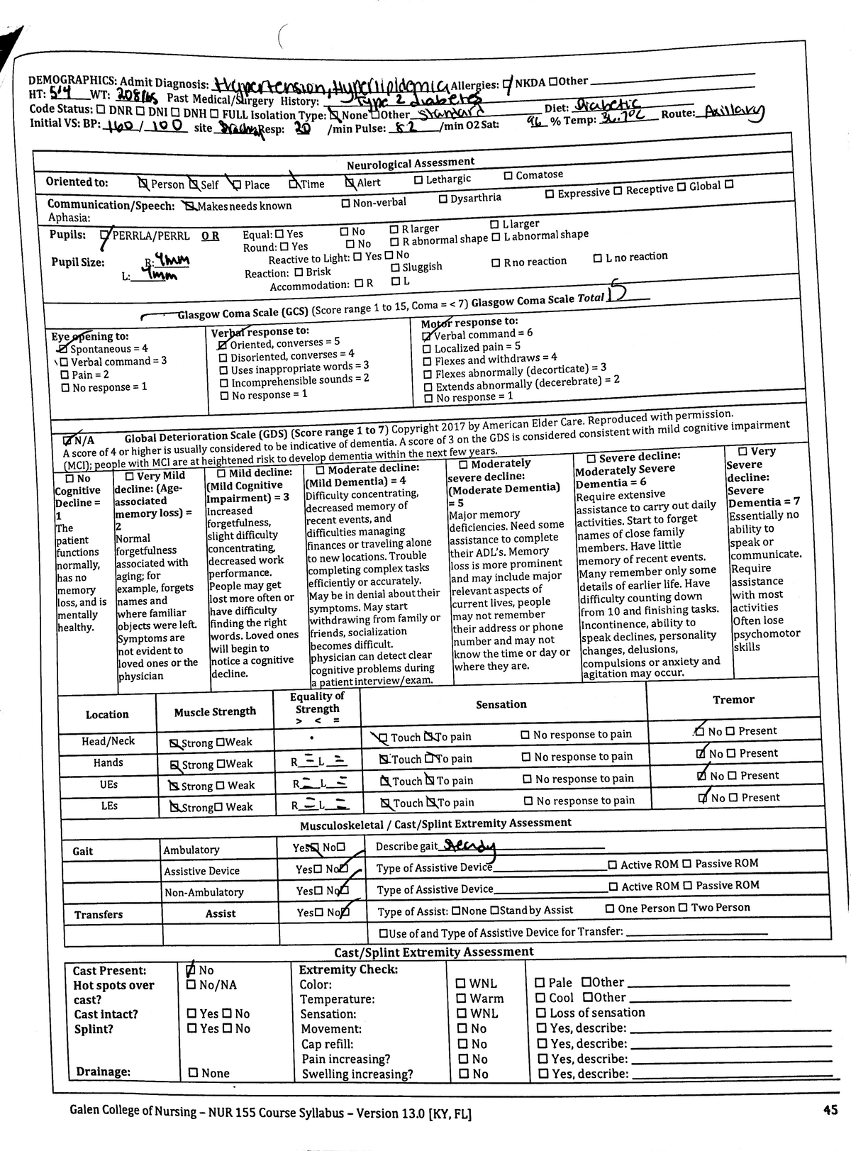 Jun 15, Doc 1 - clinical packet - DEMOGRAPHICS: HT: 514 WT: 208165 ...