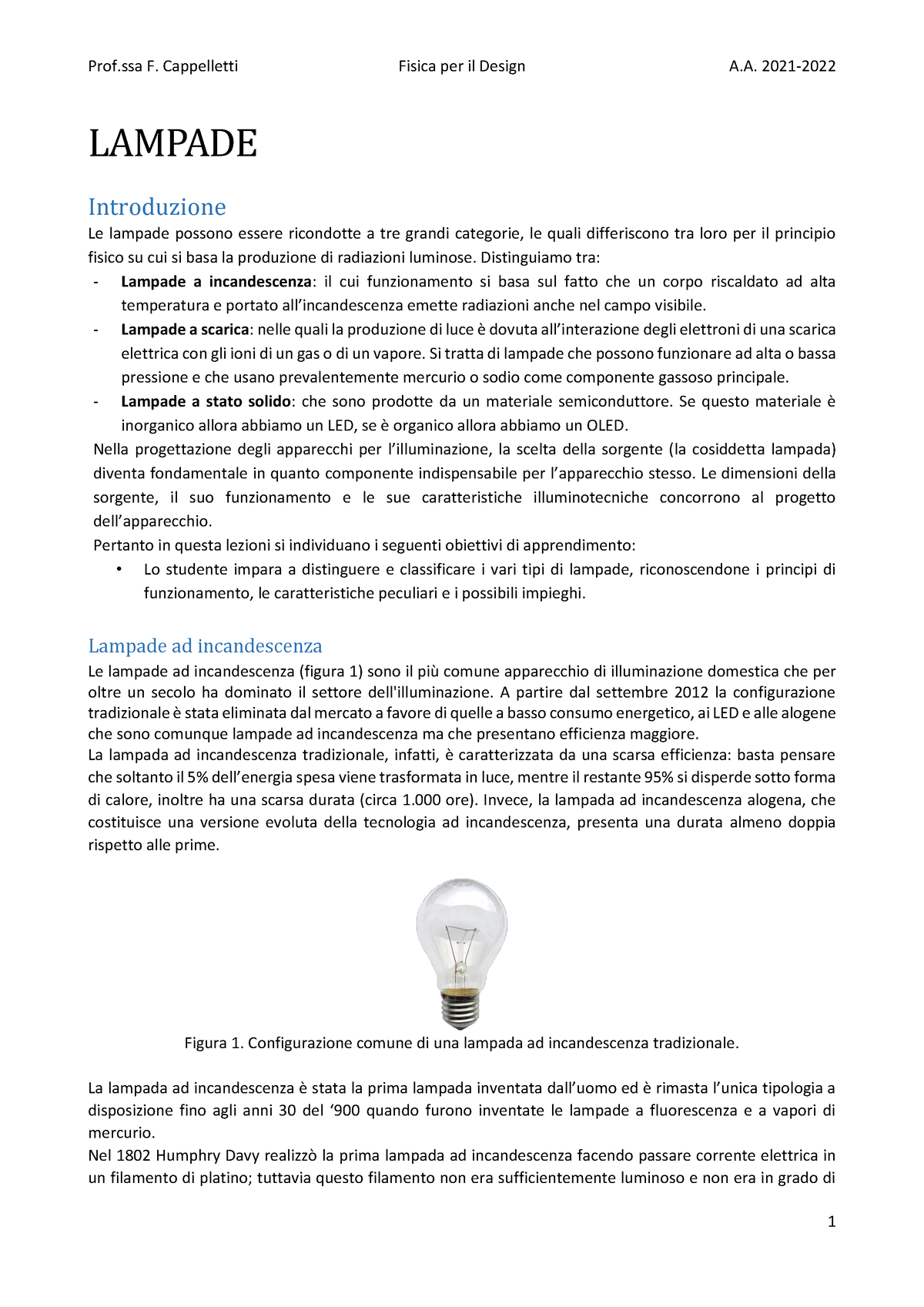 Lampadine a Incandescenza: Funzionamento e Caratteristiche