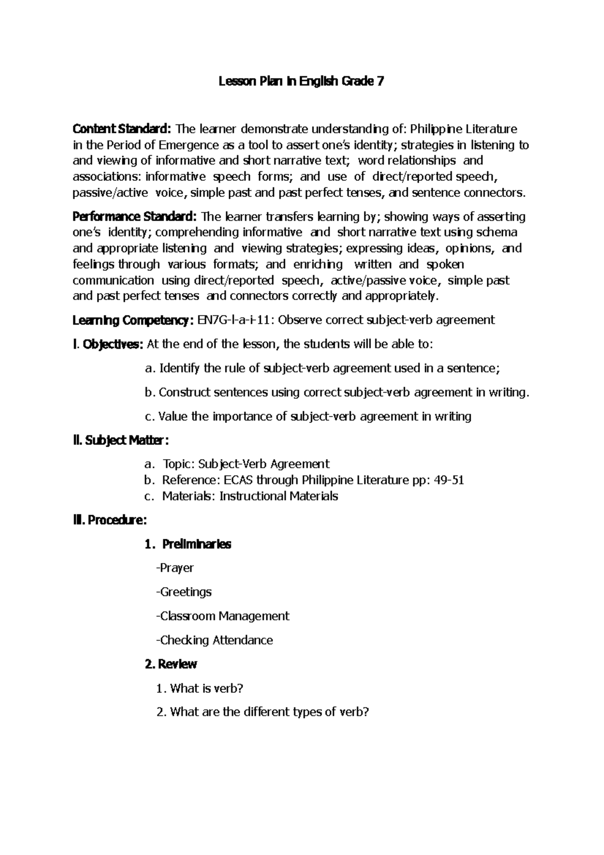 lesson-plan-in-english-grade-7-performance-standard-the-learner