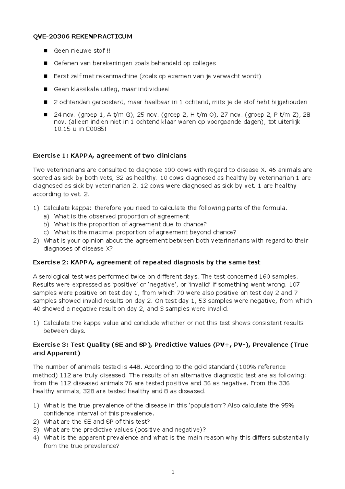 Compulsory declarations Veterinary Epidemiology and Economics Math Lab