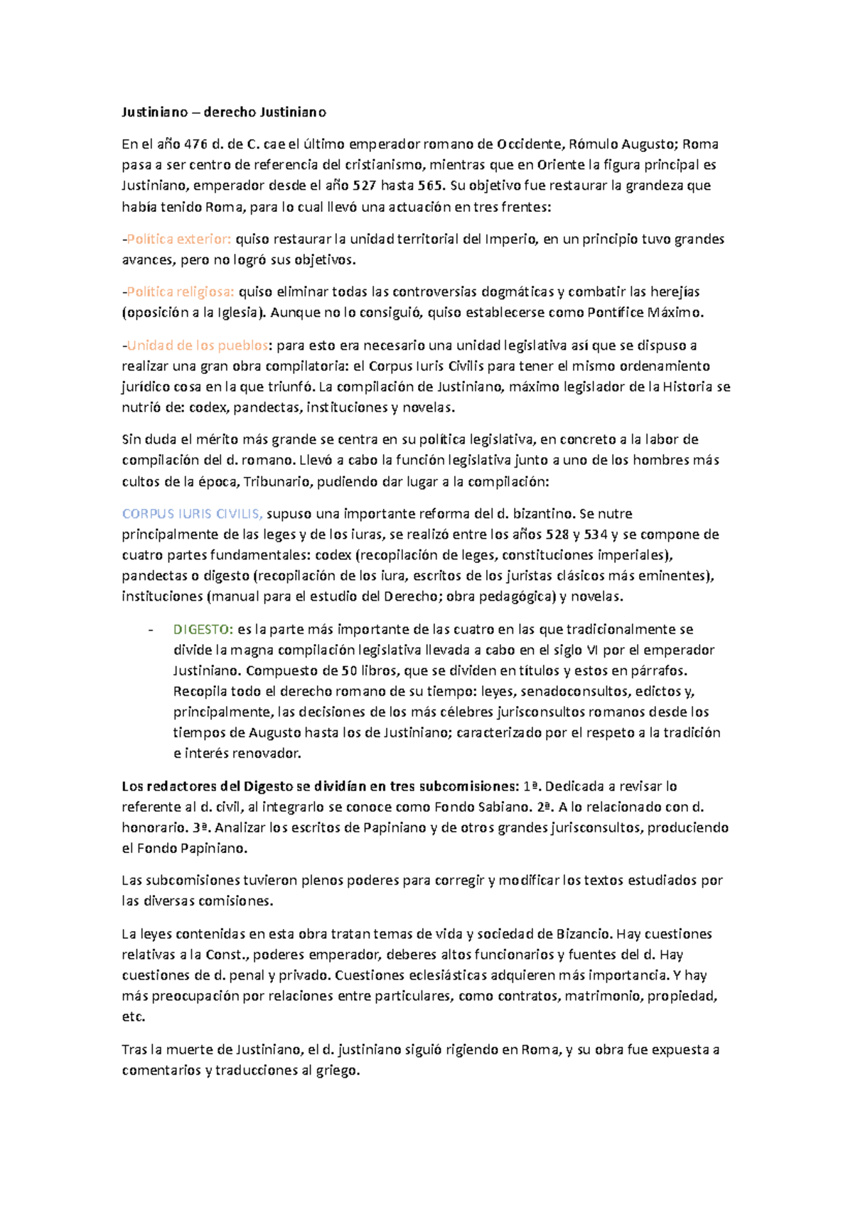 Justiniano de C. cae el último emperador romano de Occidente, Rómulo