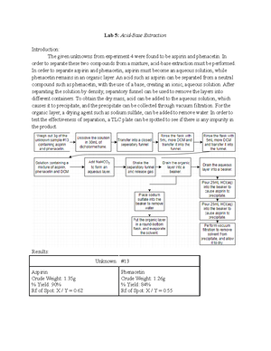 Chem 22300 organic chemistry lab 1 - VERY IMPORTANT: STUDENTS ...