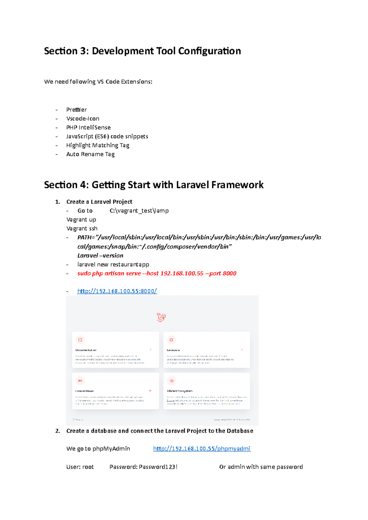 Section 4 Getting start with Laravel Framework and MVC - Section 3 ...