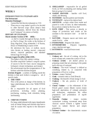 Kitchen- Essentials- PRELIMS Reviewer - KITCHEN ESSENTIALS REVIEWER ...