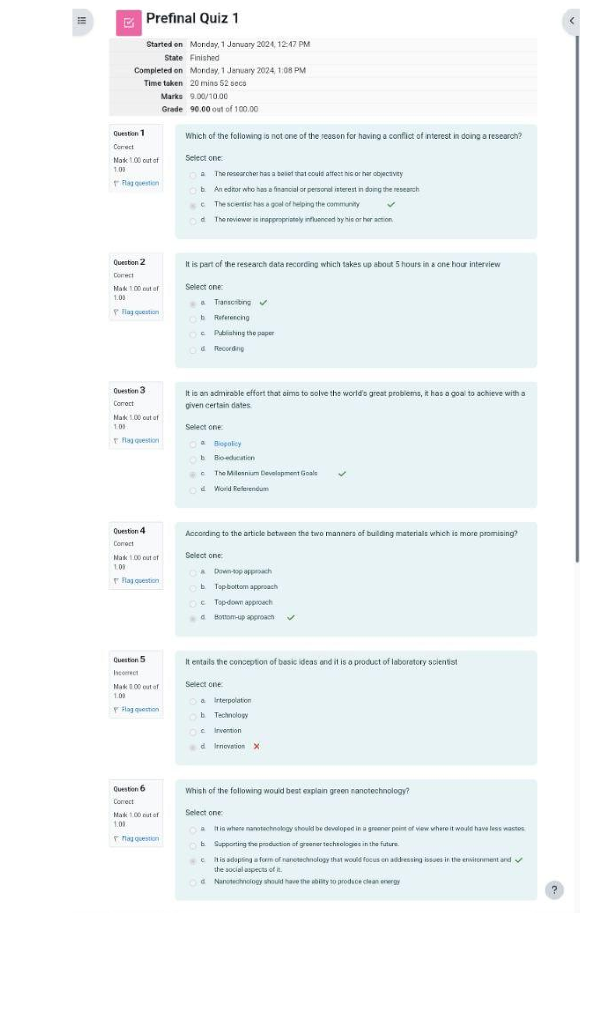 STS Prefinal Quiz 1 - LMS QUIZ - Business Administration - Studocu