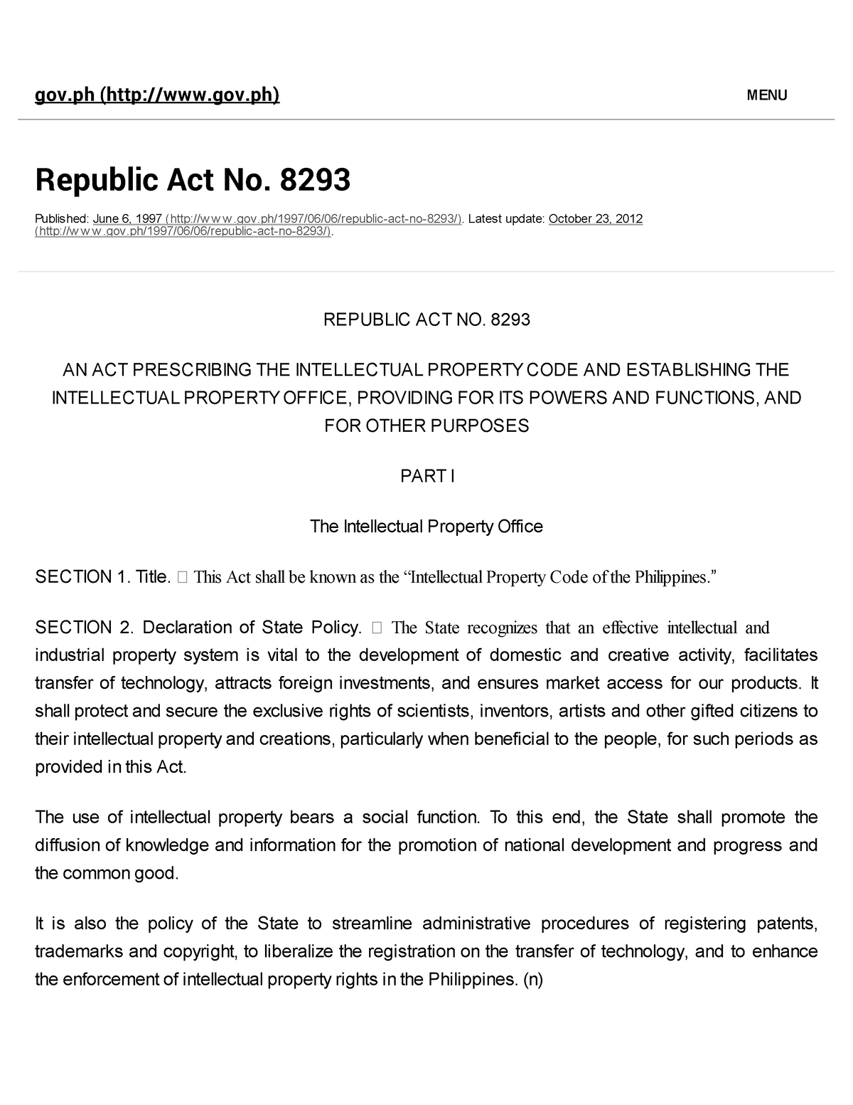 intellectual-property-code-as-amended-gov-gov-menu-republic-act-no