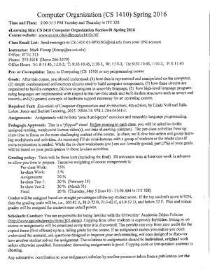 Cache solved examplesn - Problem # 1 A computer system uses 16-bit ...