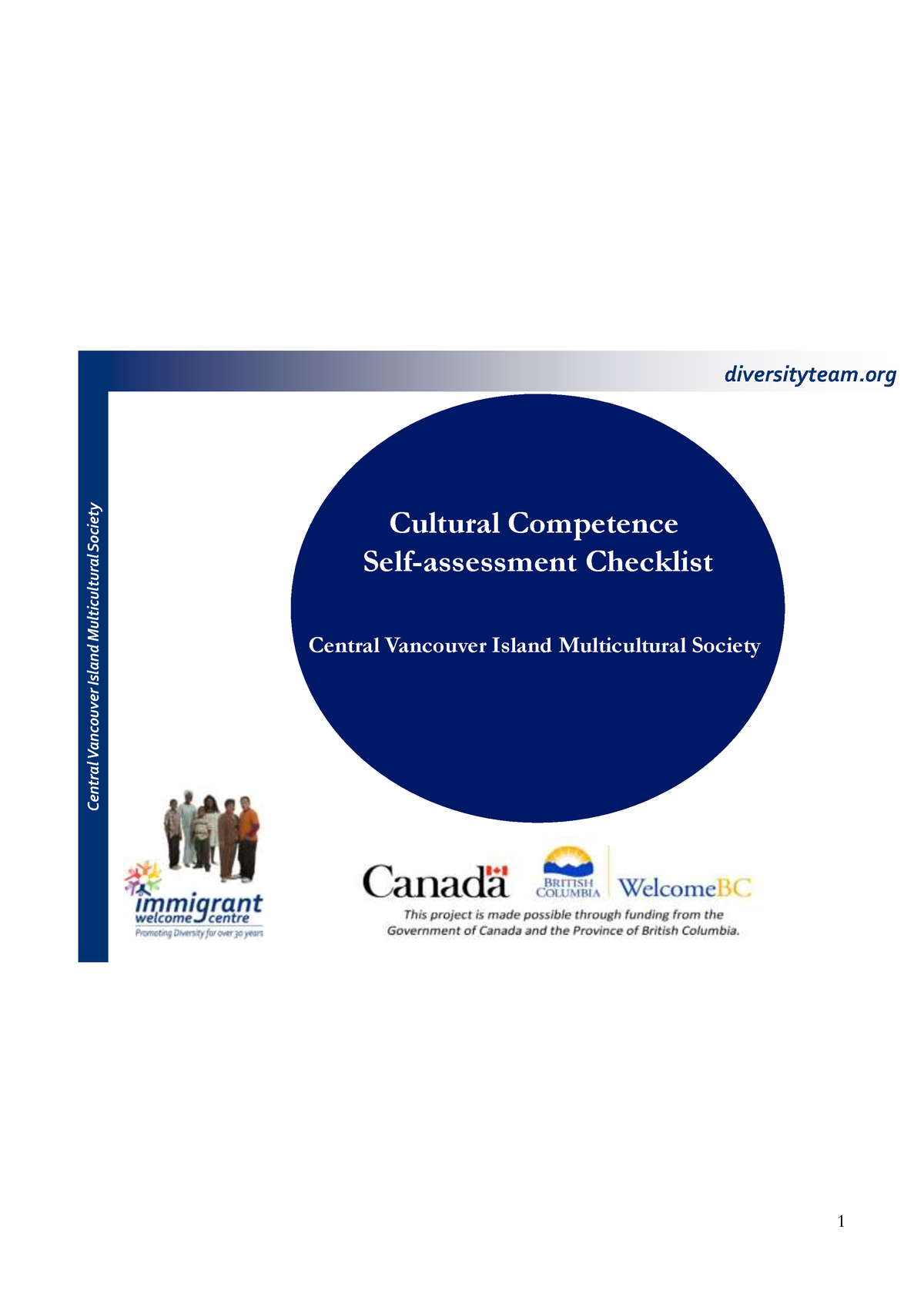 Cultural Competence Self Assessment Checklist - Diversityteam Central ...