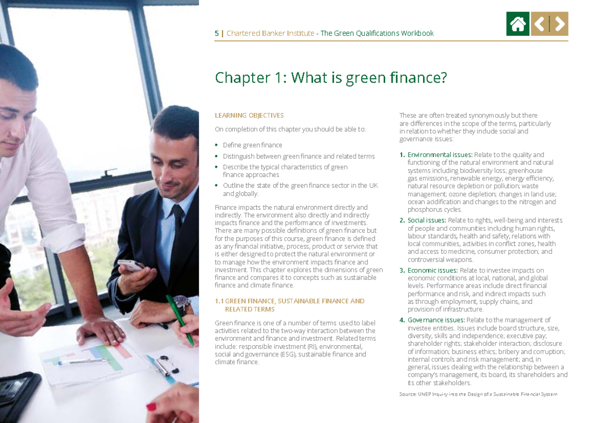 The Green Qualifications Workbook Chapter 1 Chapter 1 What Is
