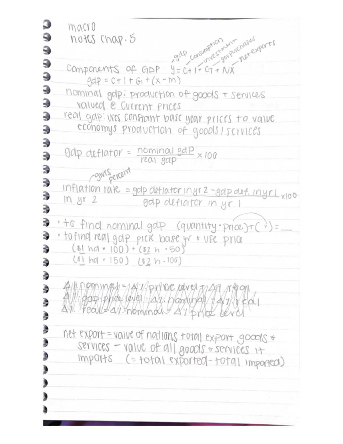 Macro chapter 5 book notes - ECON 22061 - Studocu