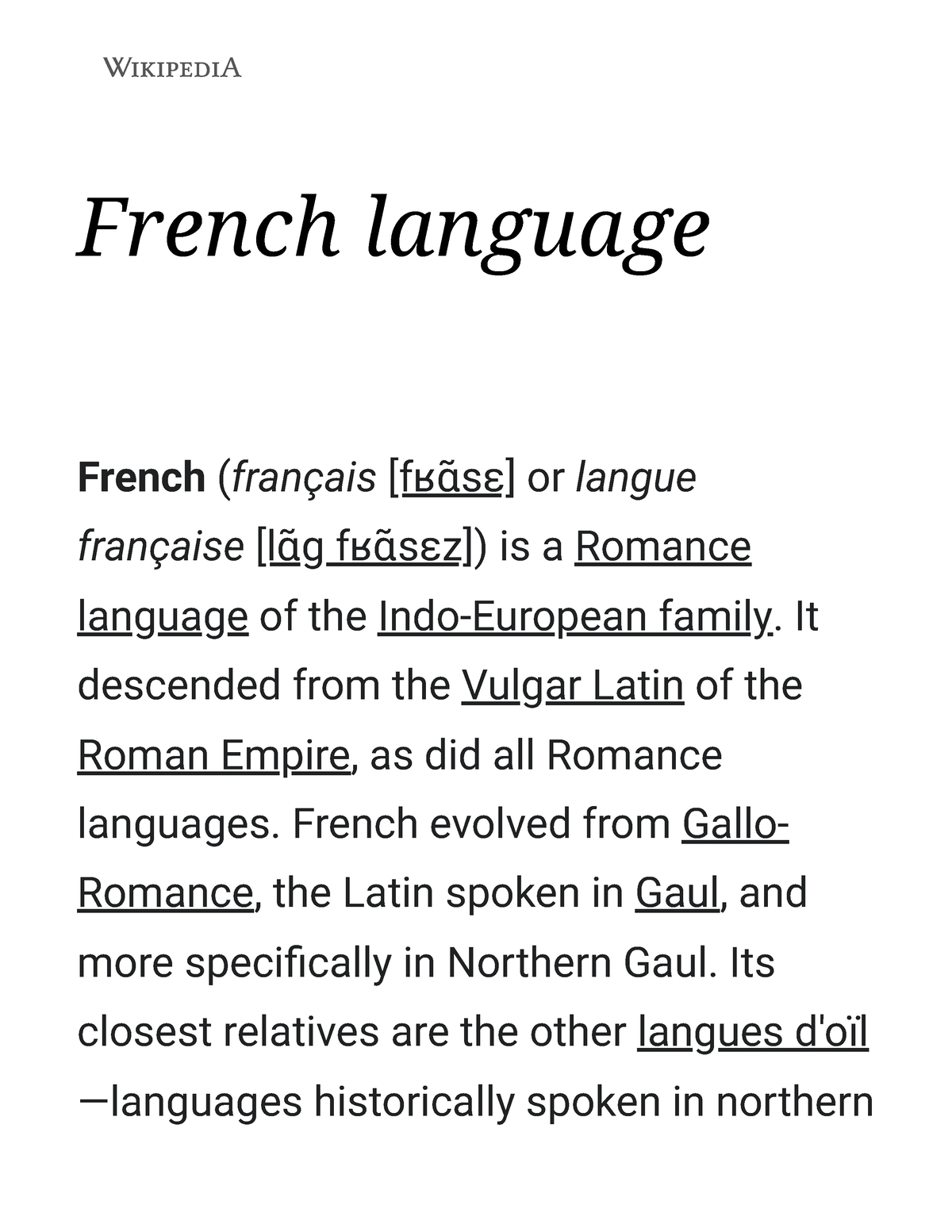 Langues d'oïl - Wikipedia