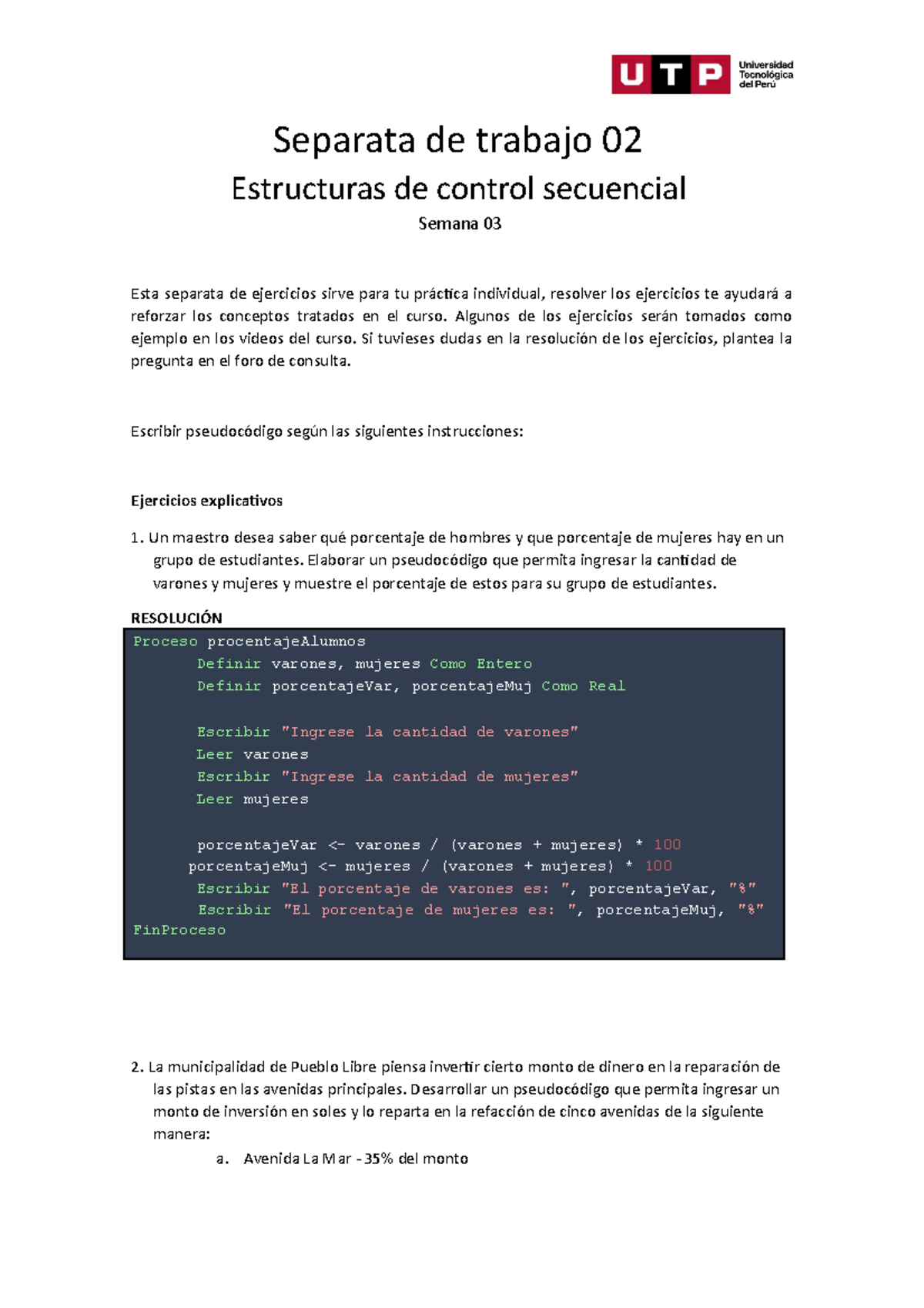 Separata 02 - Estructuras De Control Secuencial (3).pdfalgoritmos Mayli ...