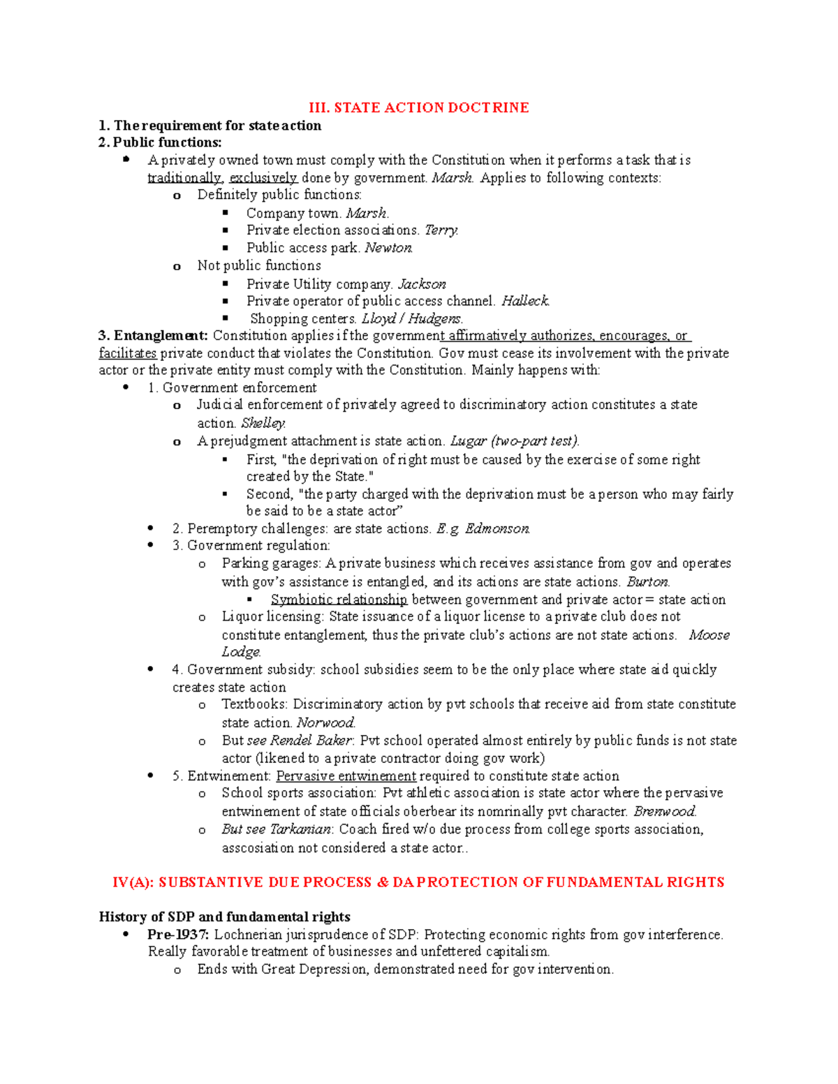 con law essay approach