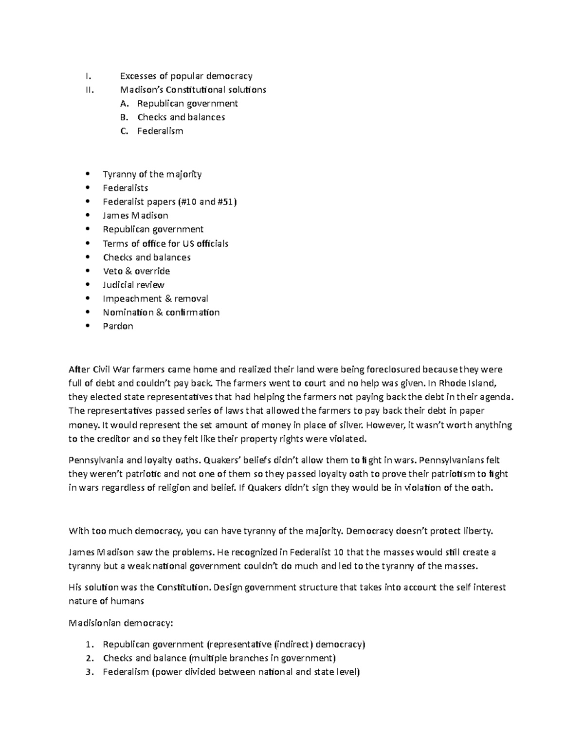 L5 - Political science on american government and politics - Pol 3000 ...