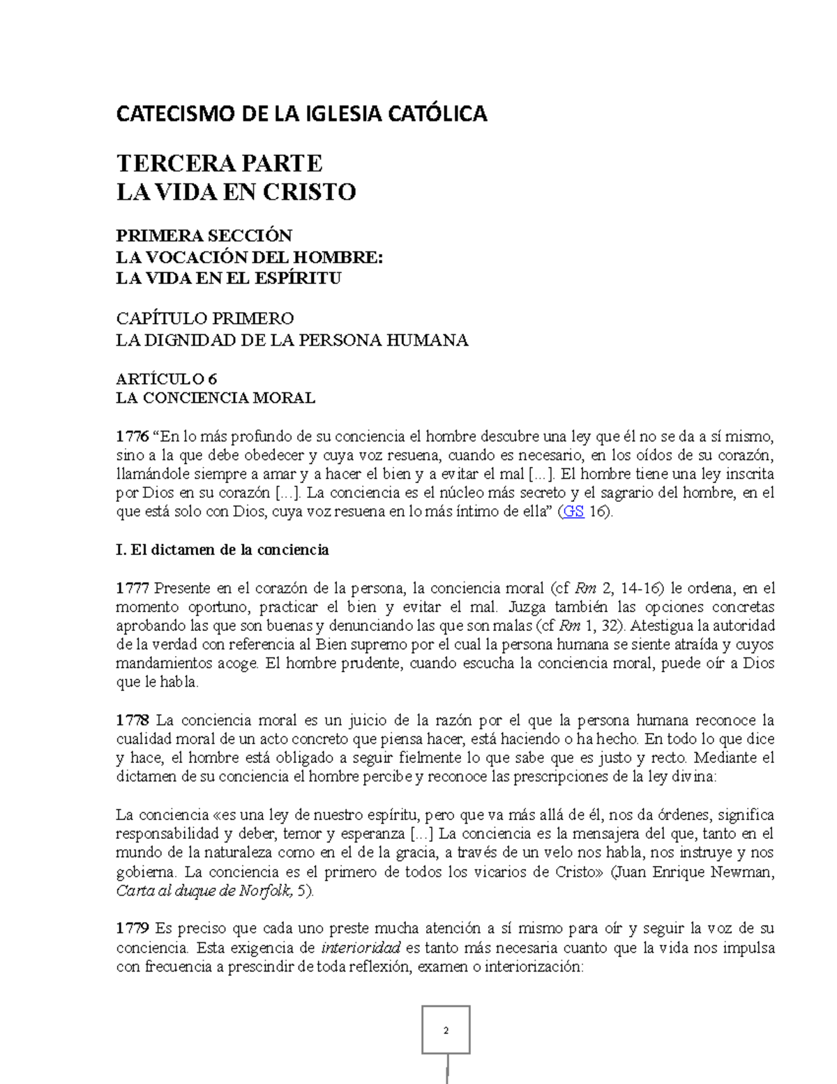 360415516 Catecismo de La Iglesia Catolica - CATECISMO DE LA IGLESIA ...